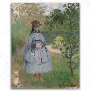 Girl with a Dog - Paint By Numbers