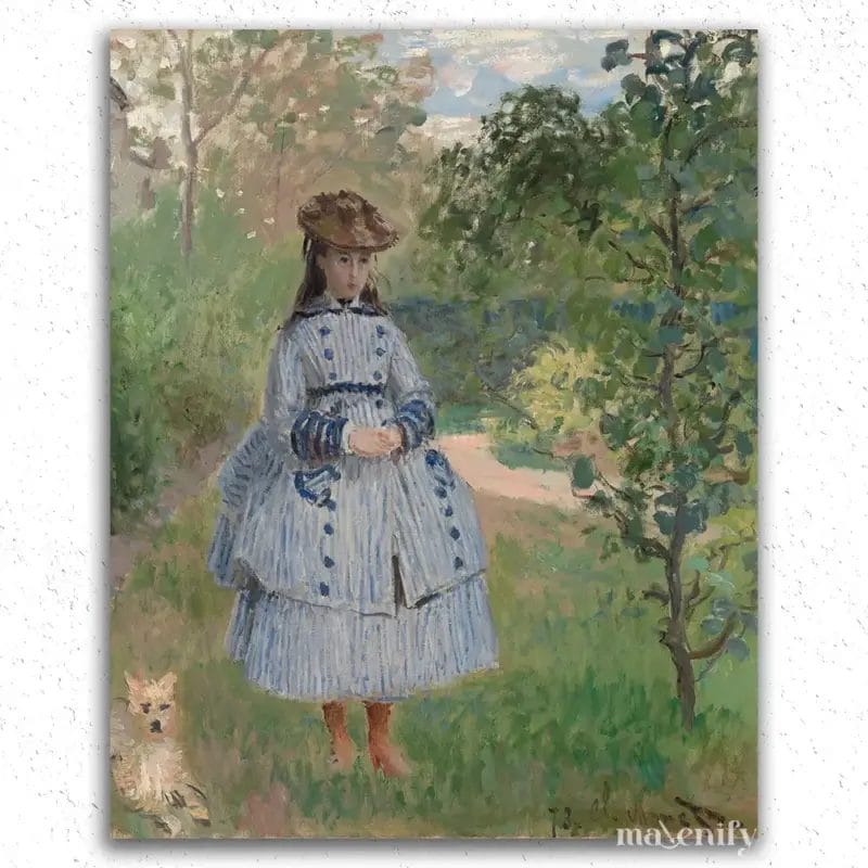 Girl with a Dog - Paint By Numbers