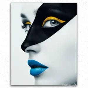 Side Look of a Woman - Paint By Numbers
