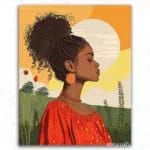 The beautiful Girl - Paint by Numbers
