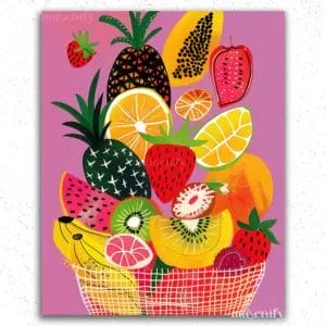 Colorful Fruits - Paint By Numbers