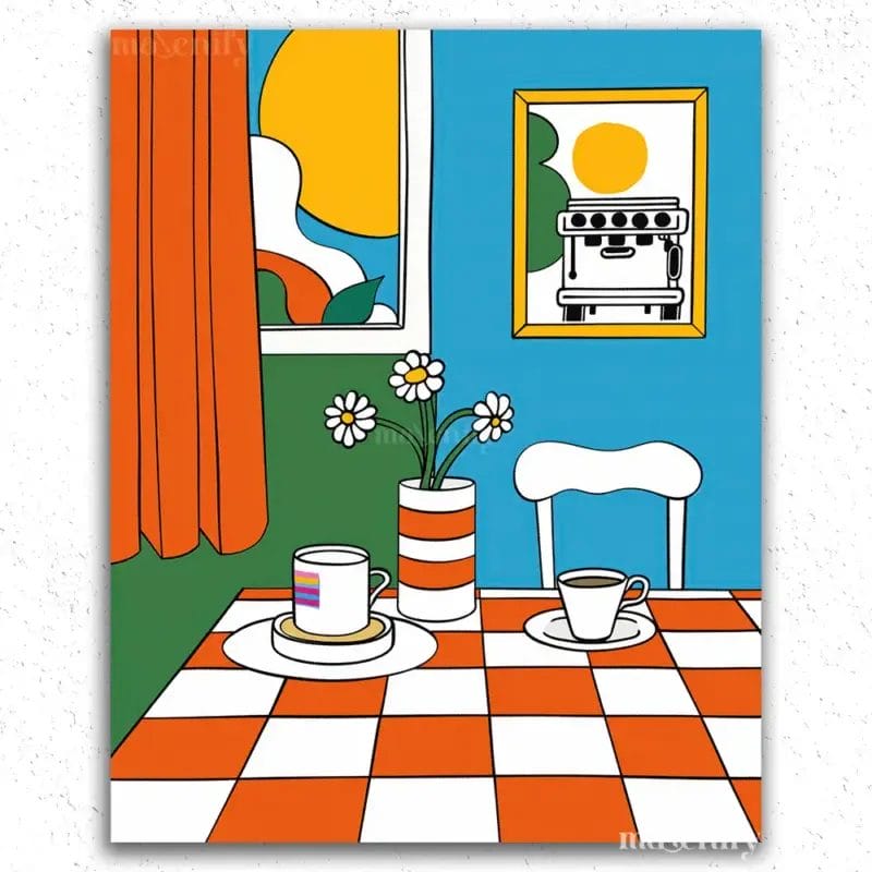 Dining Table - Paint by Numbers