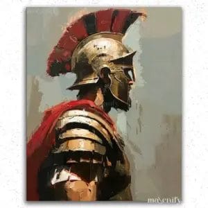 The Powerful Worrier - Paint By Numbers