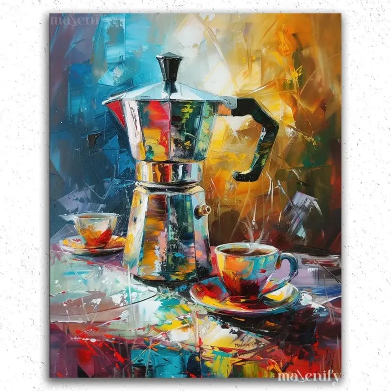 Love for Coffee - Paint by Numbers