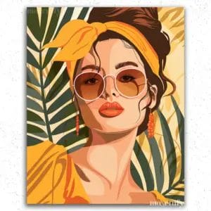 The Girl - Bohemian Art - Paint by Numbers
