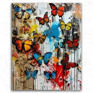Colorful Butterflies - Paint By Numbers