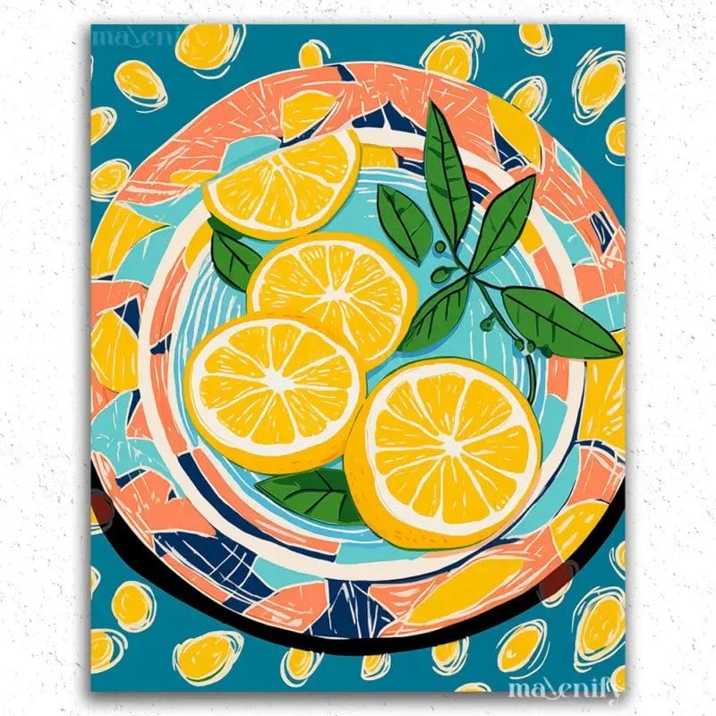 Juicy Lemons - Paint by Numbers