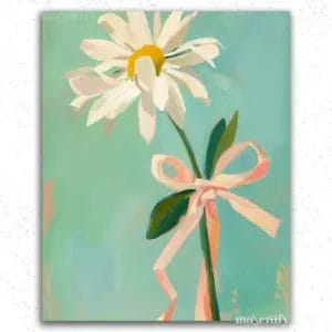 The White Flower - Paint by Numbers