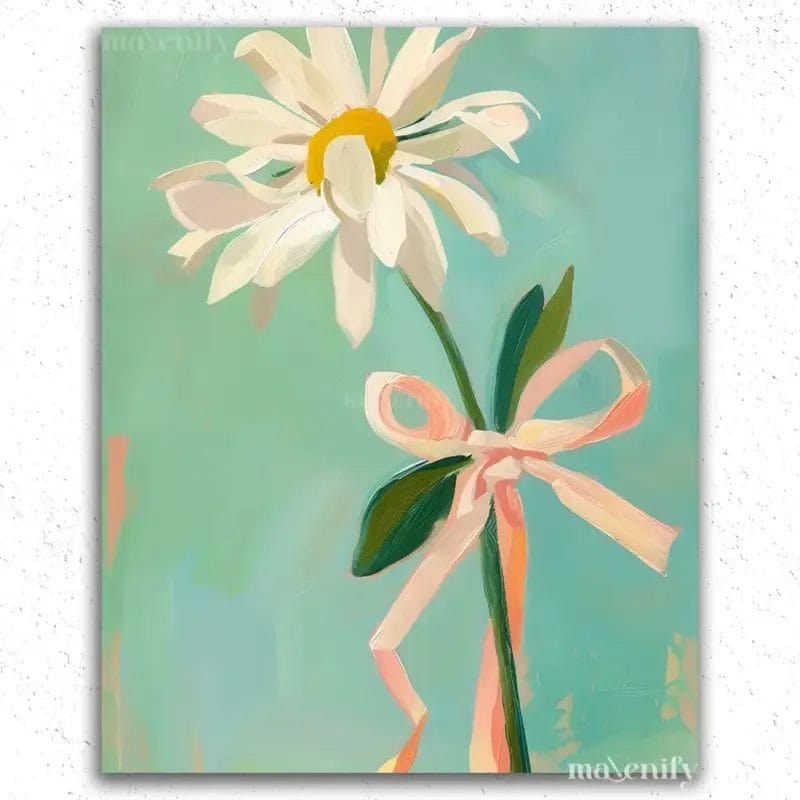 The White Flower - Paint by Numbers