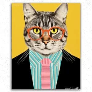 Cat As Boss - Paint by Numbers