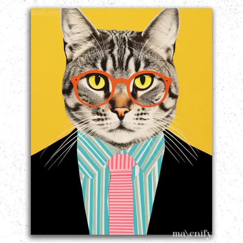 Cat As Boss - Paint by Numbers