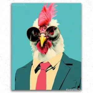 Cock As Boss - Paint by Numbers