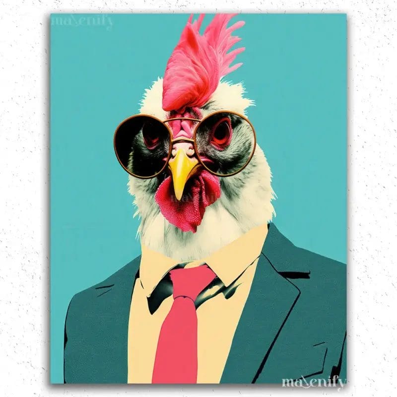 Cock As Boss - Paint by Numbers
