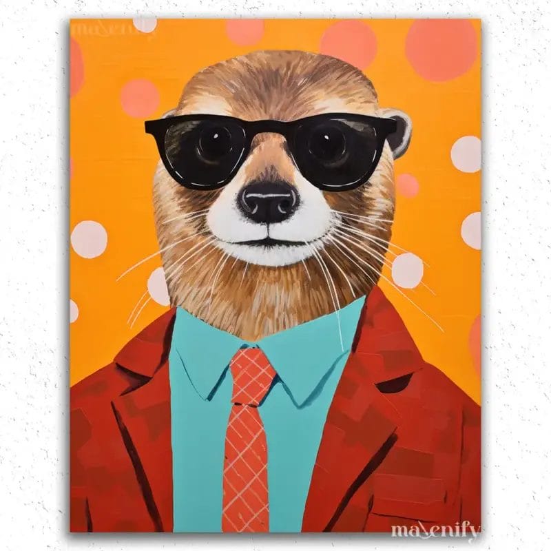 Otter The Boss - Paint by Numbers