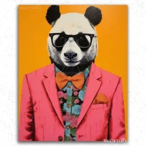 Panda The Boss - Paint by Numbers