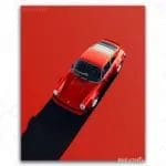 The Red Luxury Car - Paint by Numbers