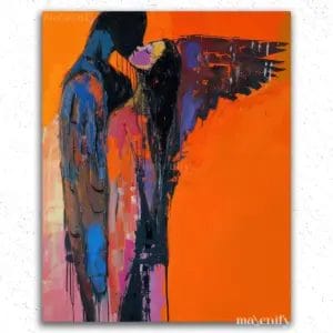The kissing Angel - Paint by Numbers