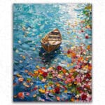 Flowers Near the Boat