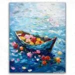 Roses and Boat