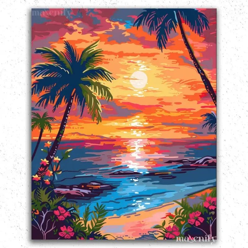 Flowers on Beach
