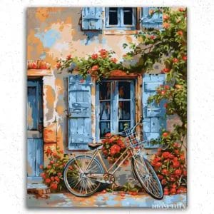 Red Cycle and Old House