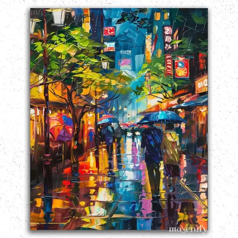 Its Raining Cityscape