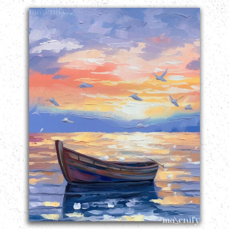 Boat and Birds
