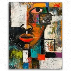 Surprised Abstract Art