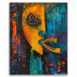 Woman Abstract Art