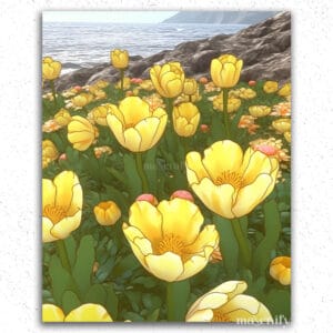 Flowers in Field
