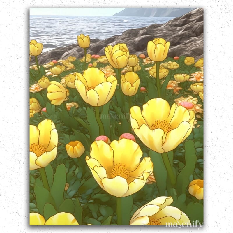 Flowers in Field