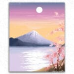 Colorful Sky and Mountain