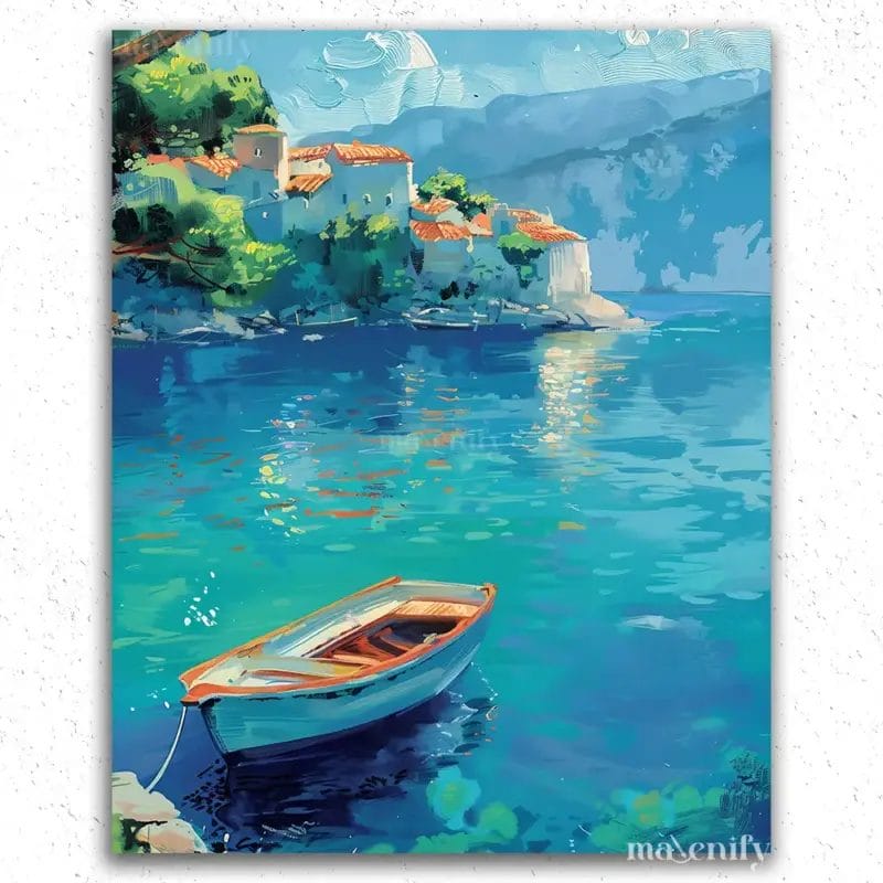 Boat in Blue Water