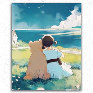 Girl with her Friend