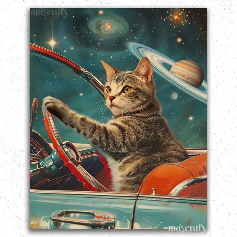 Cat Driving