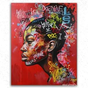 African Beauty Pop Art