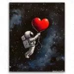 Astronaut and Heart