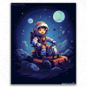 Rover on the Moon