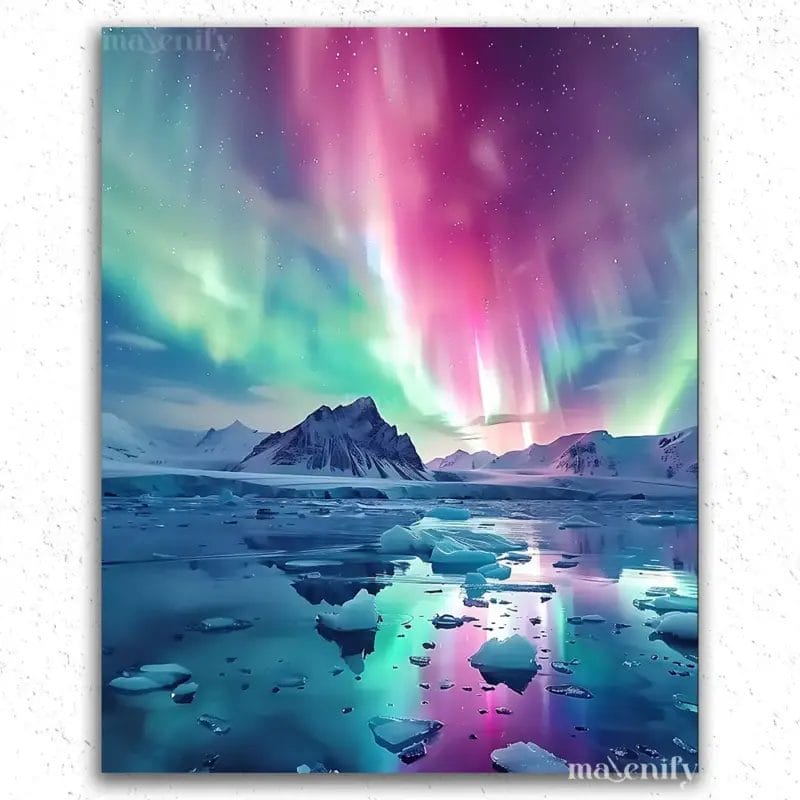 Colorful Aurora Borealis