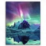 Aurora and Mountains