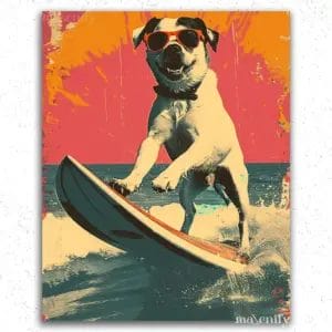 Surfing Dog