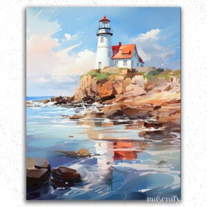 Lighthouse and Sea