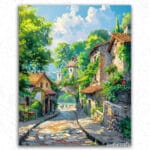 Houses and Beautiful Road