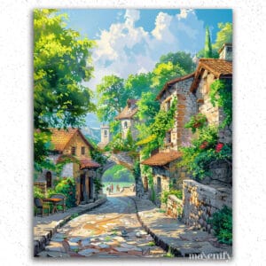 Houses and Beautiful Road