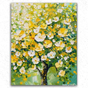 Tree With Golden Leaves