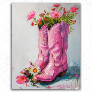 Flowers and Boots