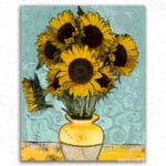 Sunflowers in Vase
