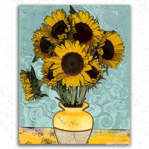 Sunflowers in Vase