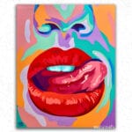 The lips