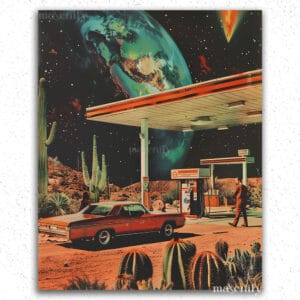 Gas Station - Paint by Numbers